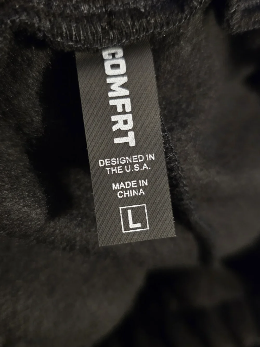 Comfrt Black Signature Fit Bundle Hoodie Sweatpants NWOT - Picture 4 of 4